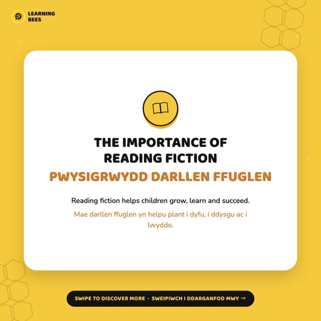 The Importance of Reading Fiction — Instagram post