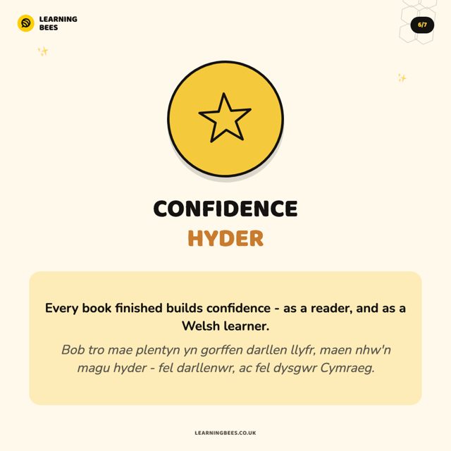 Confidence — why reading fiction helps — Instagram post