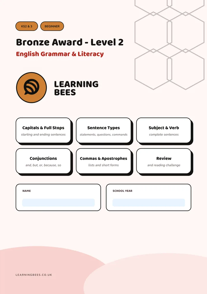 Cover of English Bronze Award Level 2