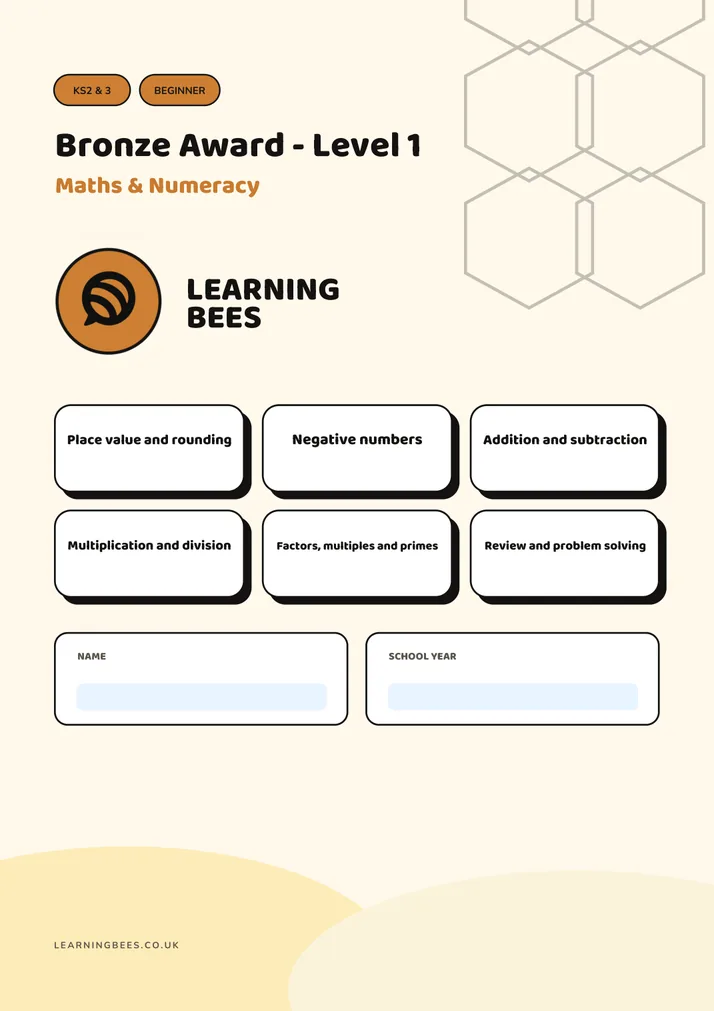 Bronze Award workbook
